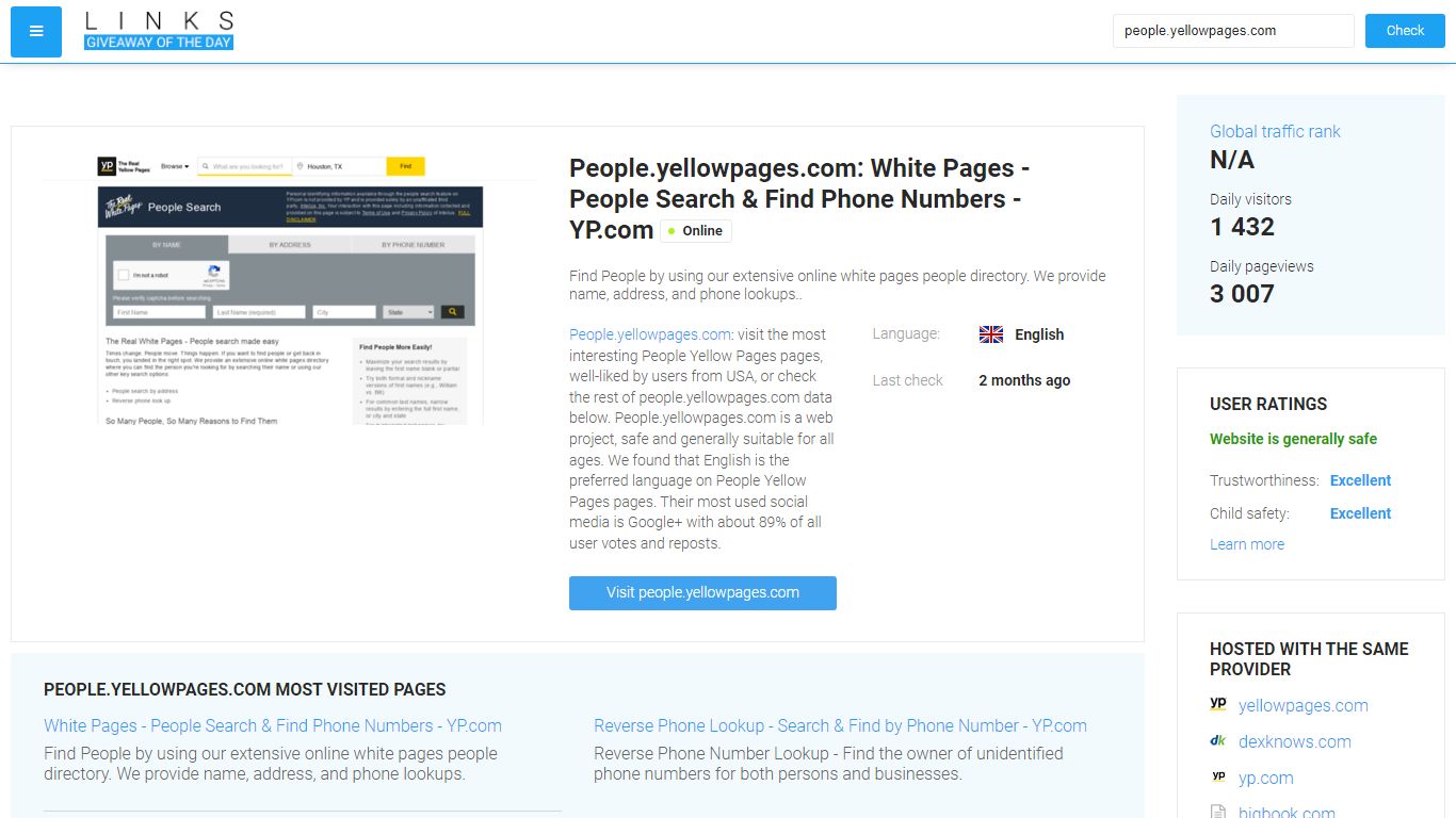 People.yellowpages.com: White Pages - People Search & Find Phone ...